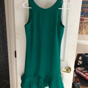 Green midi dress small